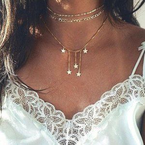 🎨Fashion Retro Suit Stacking Necklace
